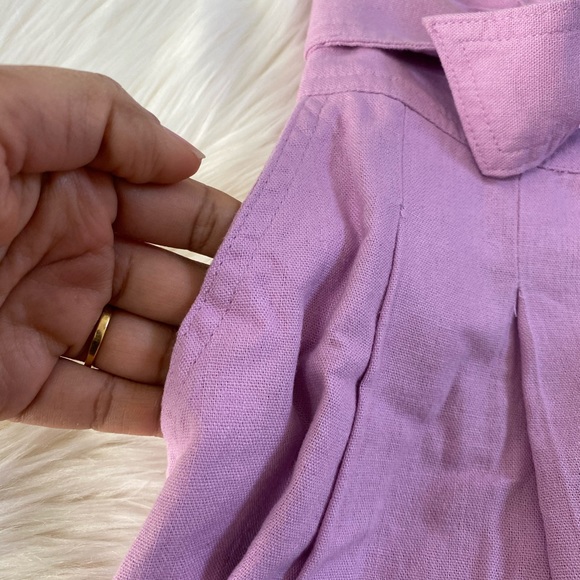 BP Tie Front Flowy Shorts - Picture 4 of 12